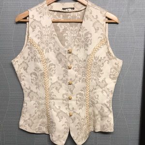 Vintage brocade vest